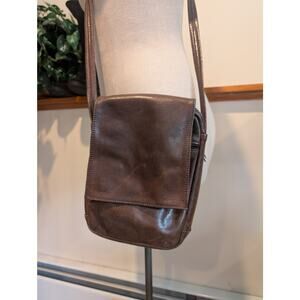 Sven Design Vintage Handmade Brown Leather Crossbody Bag – Berkeley, USA